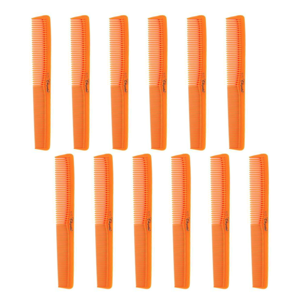 Cleopatra Neon Orange Styling Combs #400 - 1 Dozen