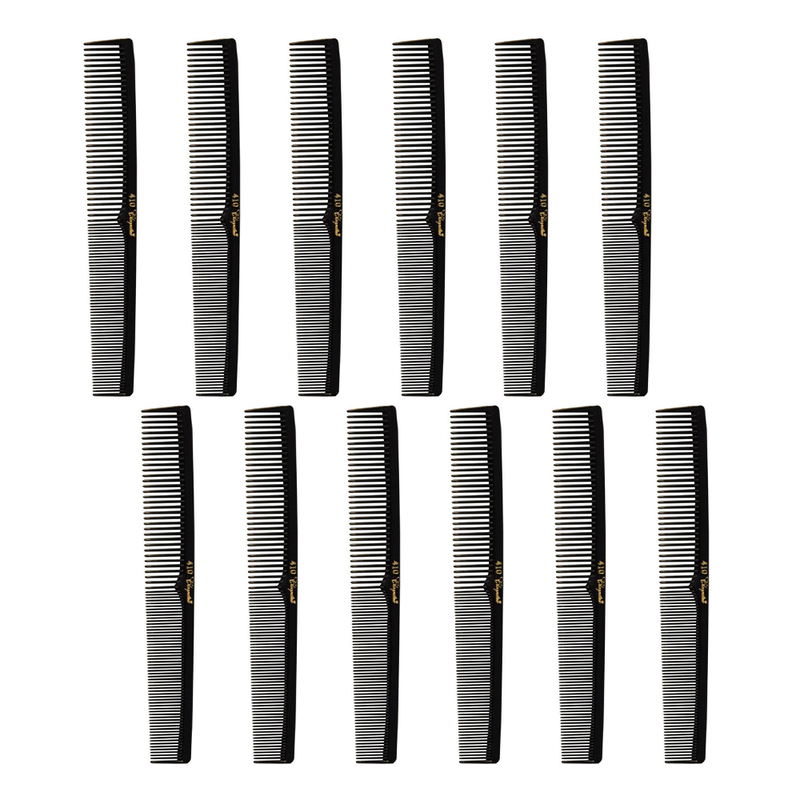 Cleopatra All Purpose Professional Combs 7" Flat Styler 410 - 1 Dozen