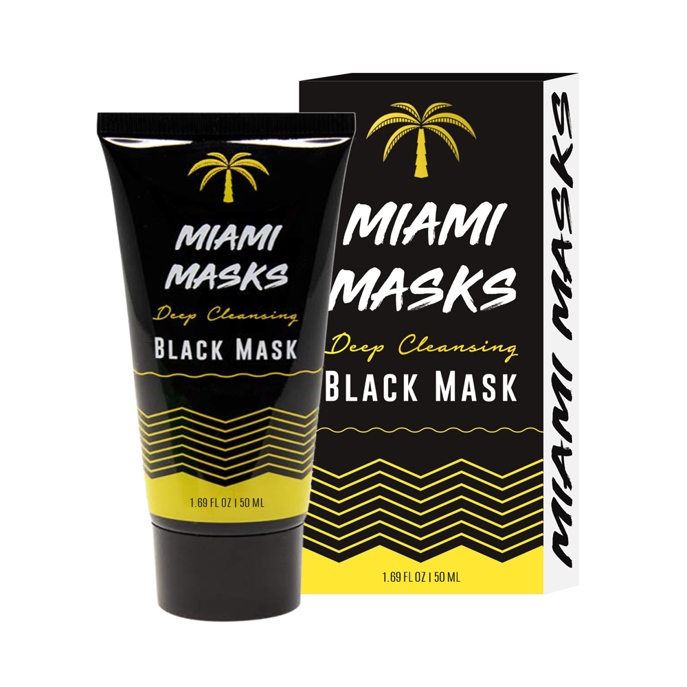 Miami Masks Peel Off Facial Black Mask 1.69oz