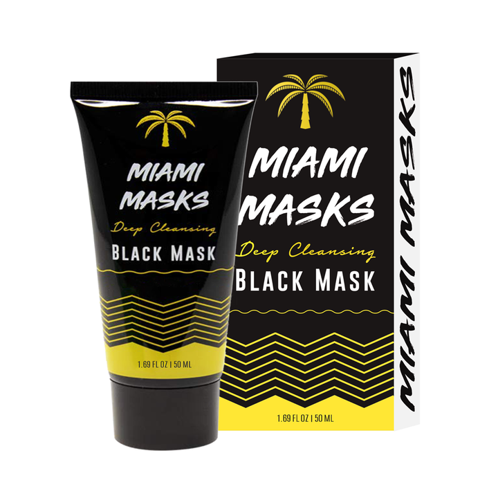 Miami Masks Peel Off Facial Black Mask 1.69oz