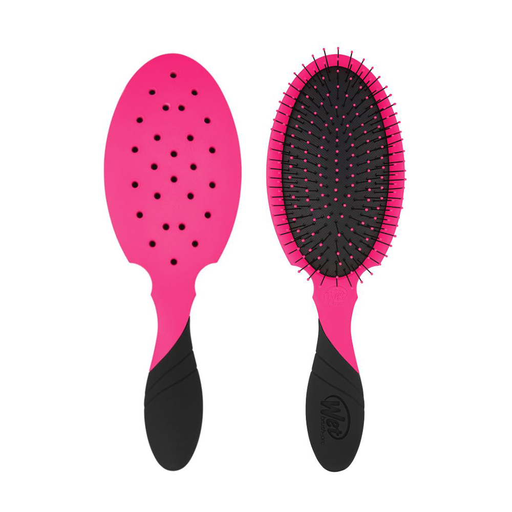 Wet Brush Back Bar Detangler - Pink