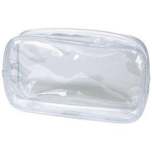 Clear Vinyl Purse Shape Cosmetic Bag - beautysupply123