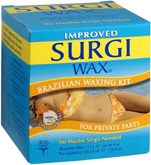 SURGI-WAX Brazilian Waxing Kit 4 oz