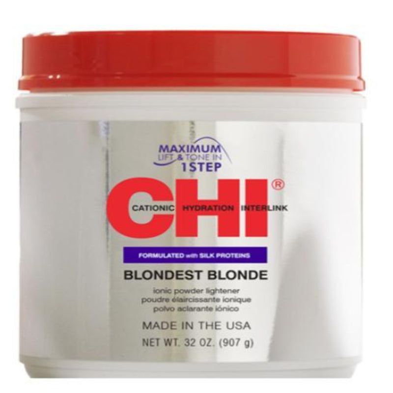 CHI Blondest Blonde Ionic Powder Lightener with Silk Proteins 32oz