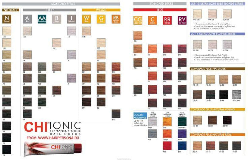 CHI Hair Color Large Swatch Book