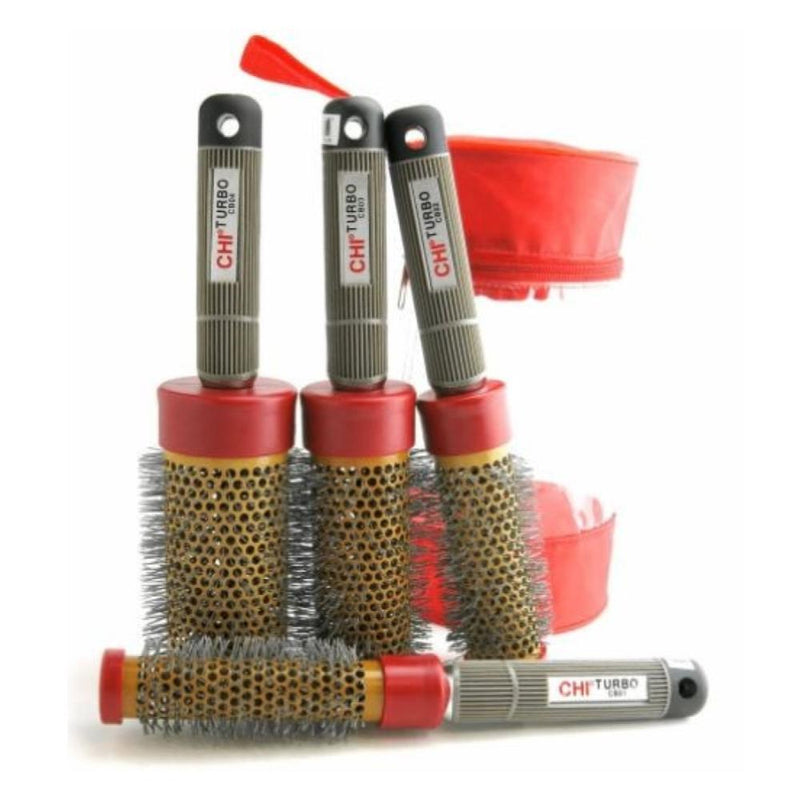 CHI Turbo Ceramic Round Nylon Brush - Set of All 4 Sizes