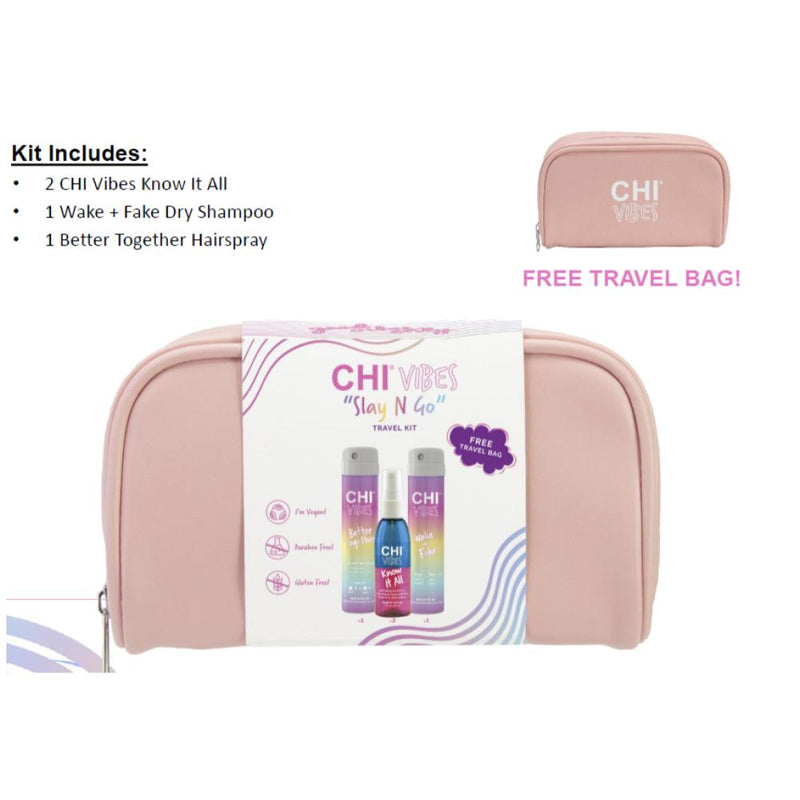 CHI Vibes "Slay N Go" Travel Kit