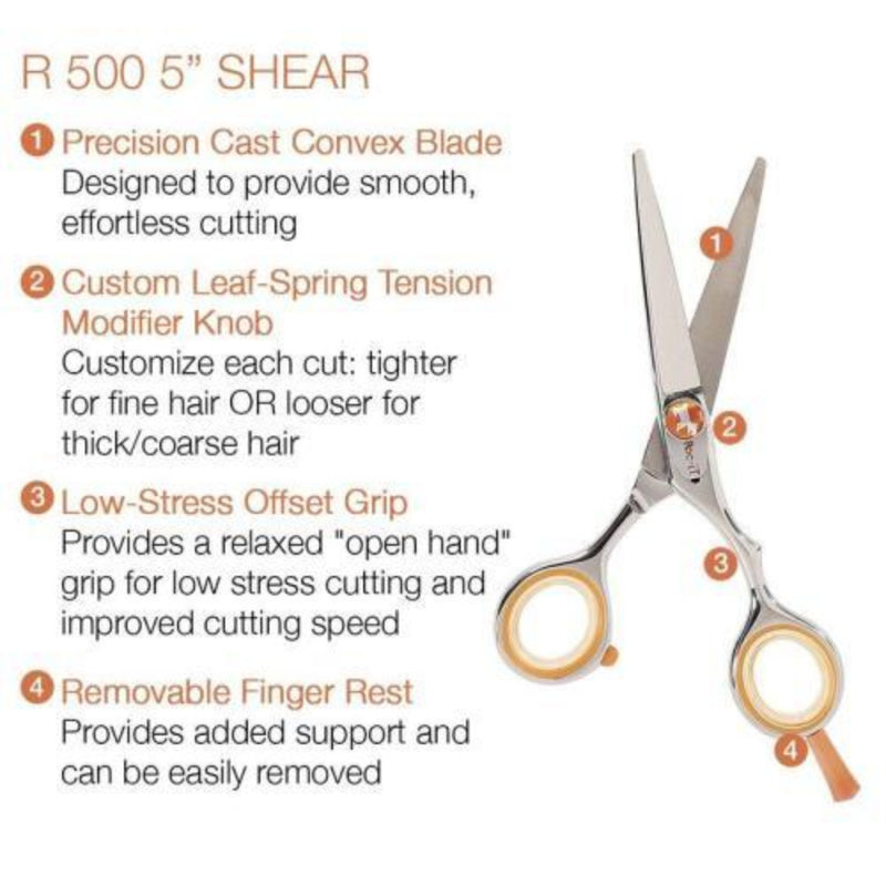 Centrix Roc-It Dog Shear Offset Handle/Convex Blade R-500 5"