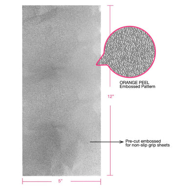 Colortrak Pre-Cut Embossed Foil 5" x 12" - 100ct