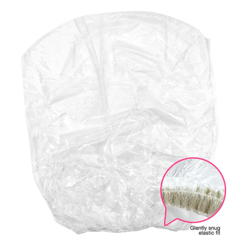 Colortrak Clear Disposable Processing Caps Dispenser Box - 100 ct