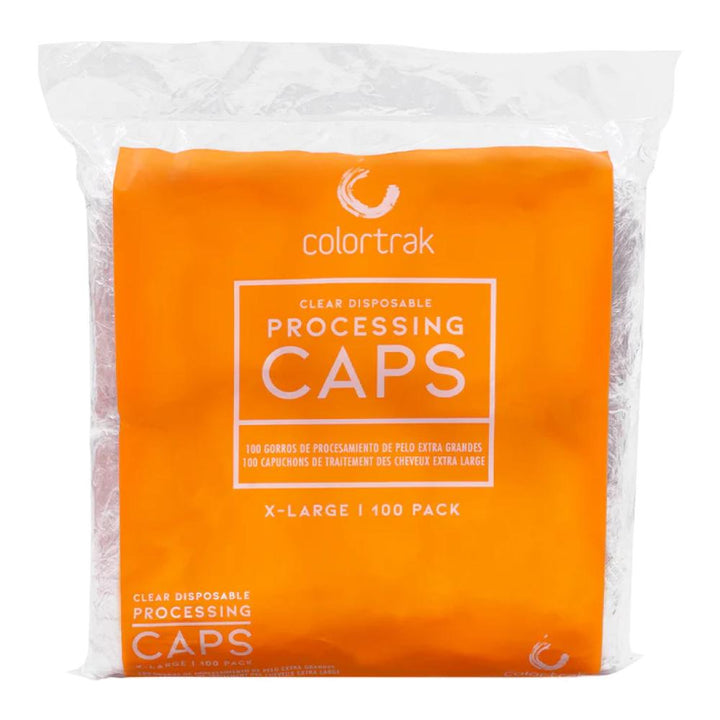 Colortrak Clear Disposable Processing Caps XL - 100 ct