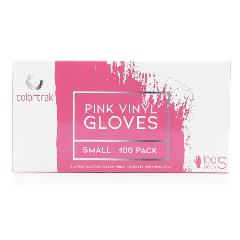 Colortrak Vinyl Powder Free Gloves - Pink