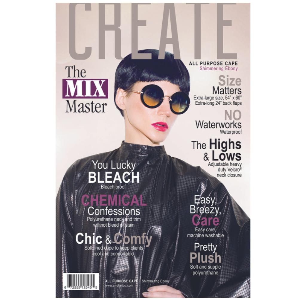 Cricket All Purpose Shimmering Cape - Ebony