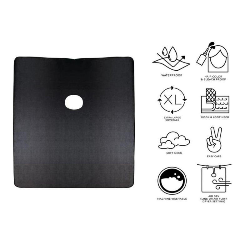 Cricket All Purpose Shimmering Cape - Ebony