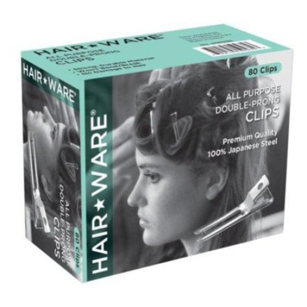 HairWare All Purpose Clips- 80 Clips