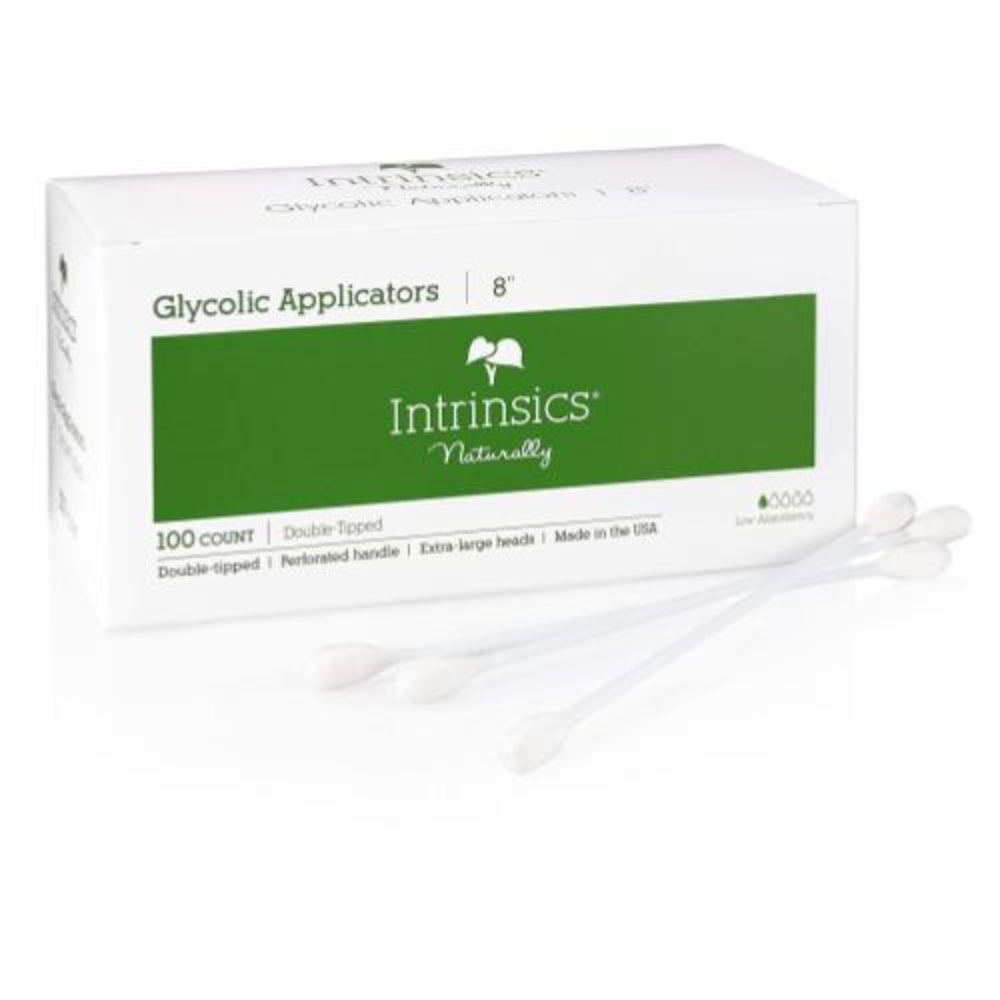 Intrinsics Double-Tipped Glycolic Applicator Swabs 8" - 100ct