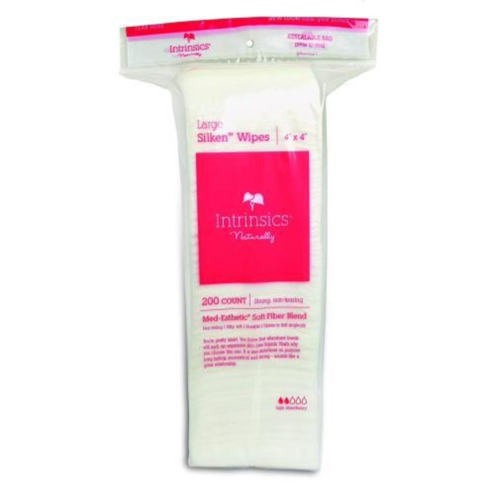 Intrinsics Large Silken Wipes - 4x4 - 200ct