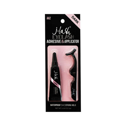 JLash Eyelash Adhesive and Applicator Tool - Black