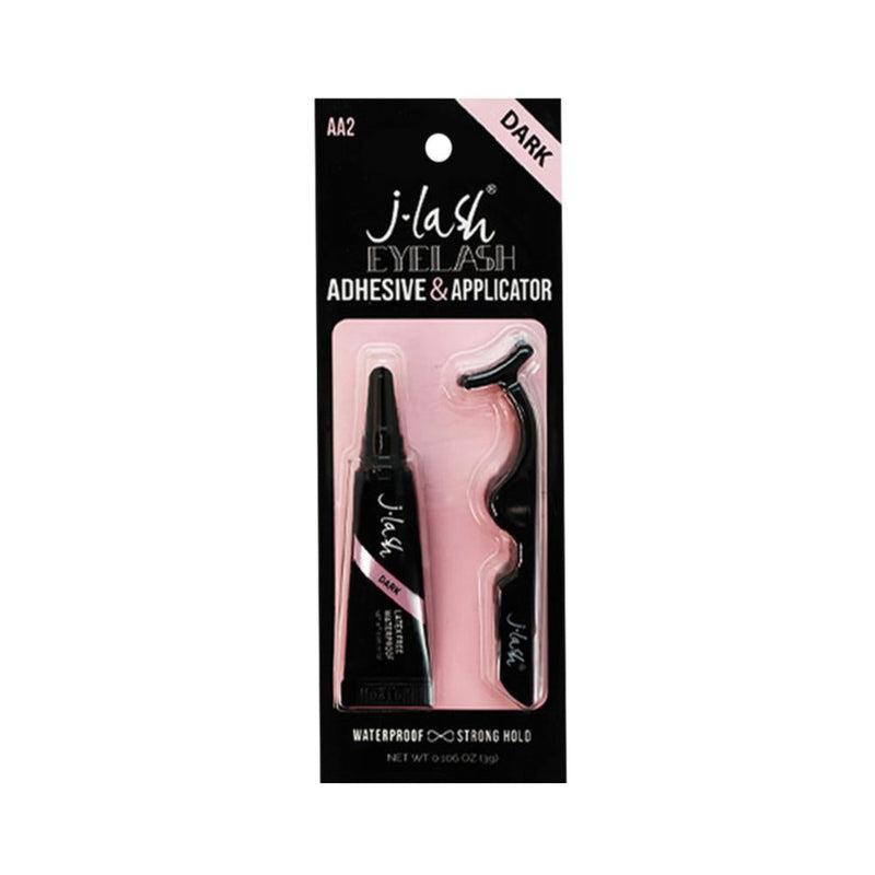 JLash Eyelash Adhesive and Applicator Tool - Black