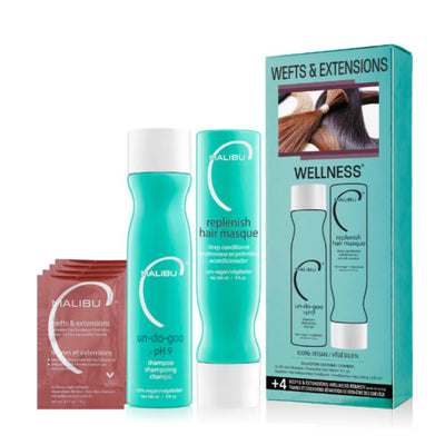 Malibu C Wefts and Extensions Wellness Kit