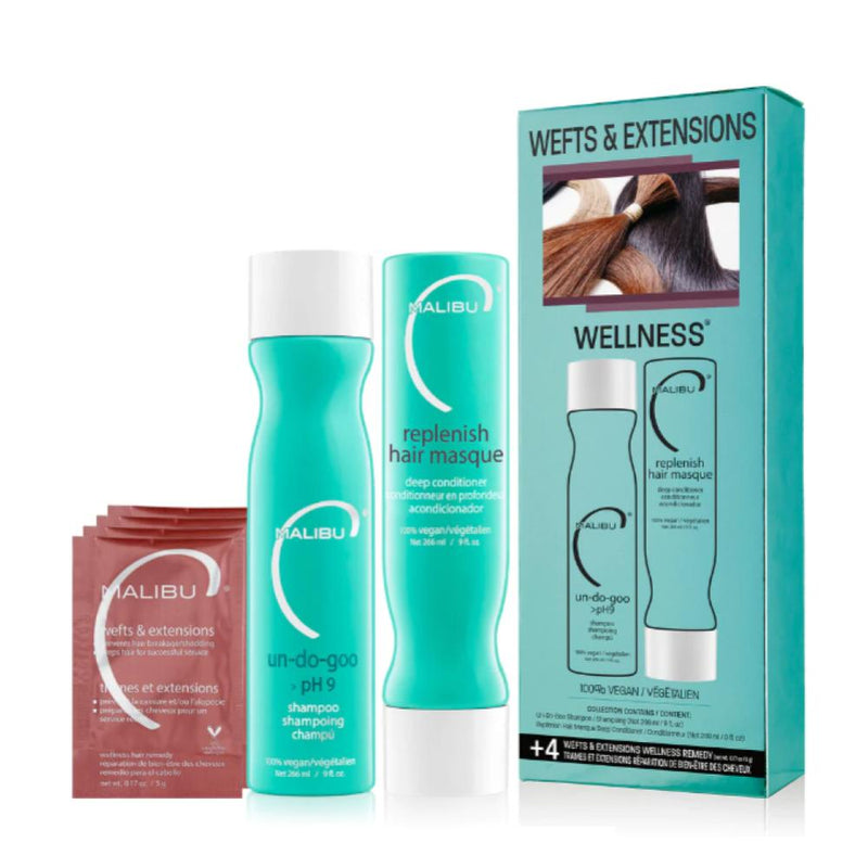 Malibu C Wefts and Extensions Wellness Kit