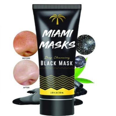 NEW! Miami Masks - Peel Off Facial Black Mask 2oz