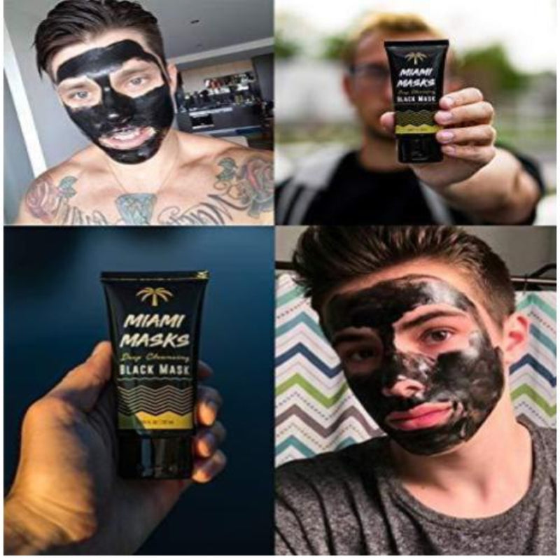 NEW! Miami Masks - Peel Off Facial Black Mask 2oz