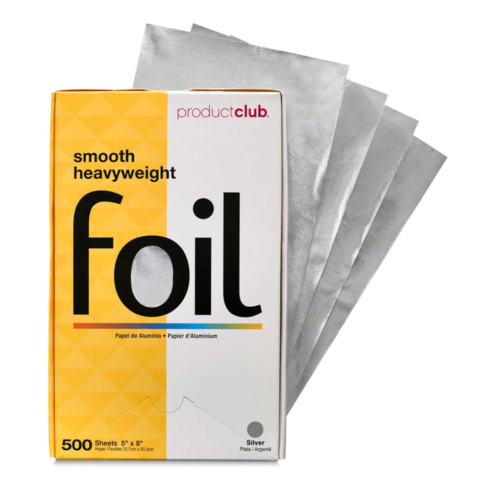 Product Club Silver Smooth Heavyweight Foil - 5" x 8" - 500ct