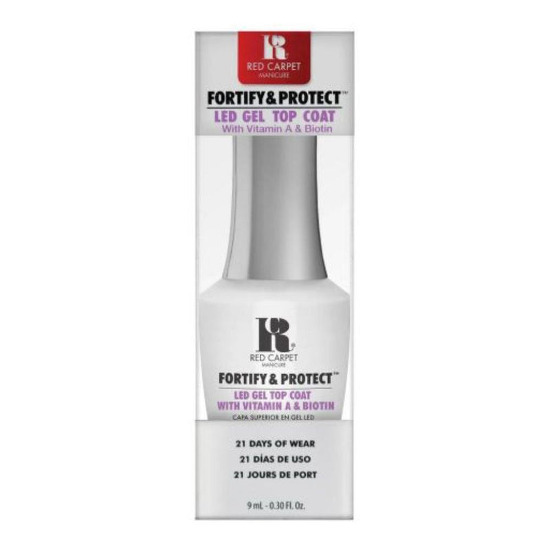 Red Carpet Manicure F&P Top Coat LED Nail Gel .30 Fl oz.