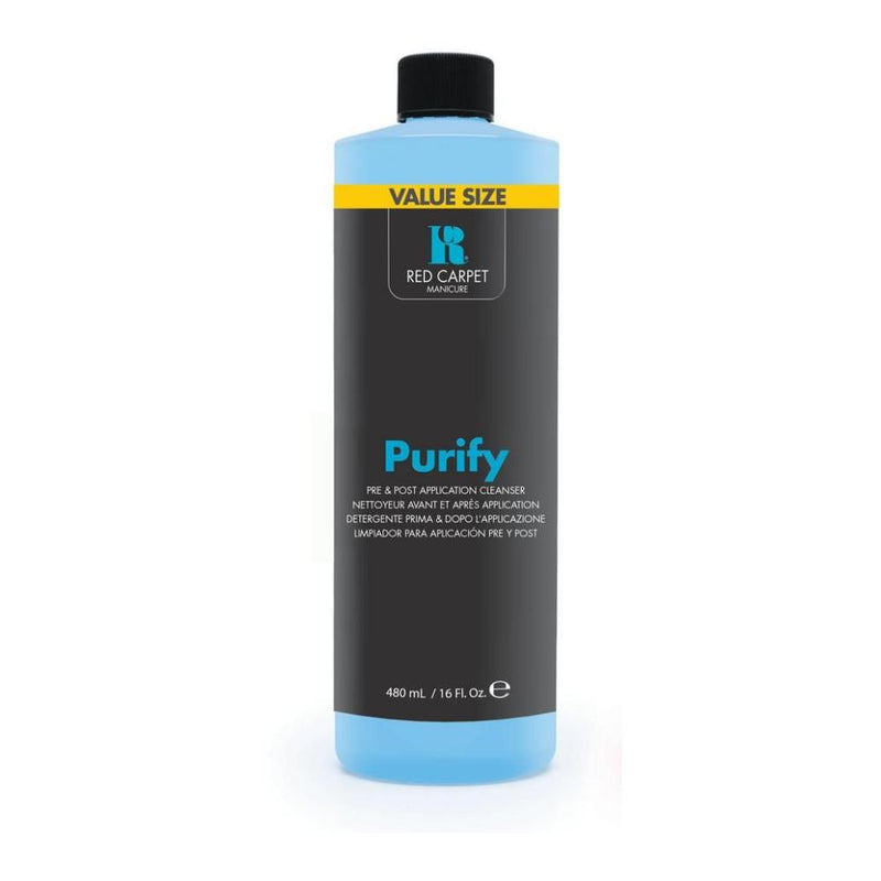 Red Carpet Manicure Purify Pre and Post Application Cleanser 16oz