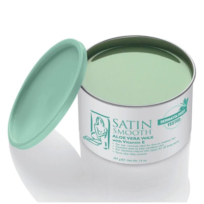 Satin Smooth Aloe Vera Wax with Vitamin E 14oz