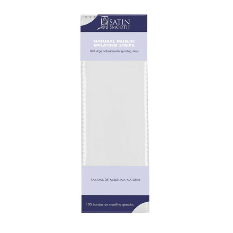 Satin Smooth Natural Muslin Waxing Strips