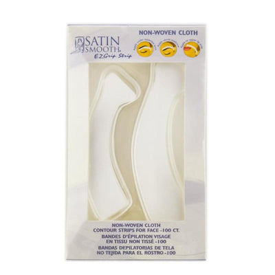 Satin Smooth EZ-Grip Non-Woven Contour Facial Strips 100ct
