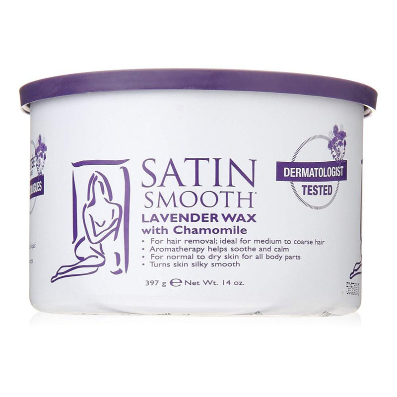 Satin Smooth Lavender with Chamomile Wax 14oz