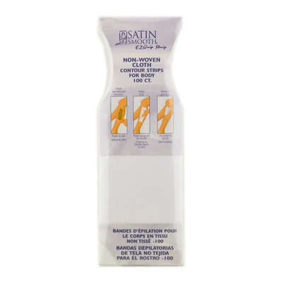 Satin Smooth Non-woven Contour Strips for Body - 100ct