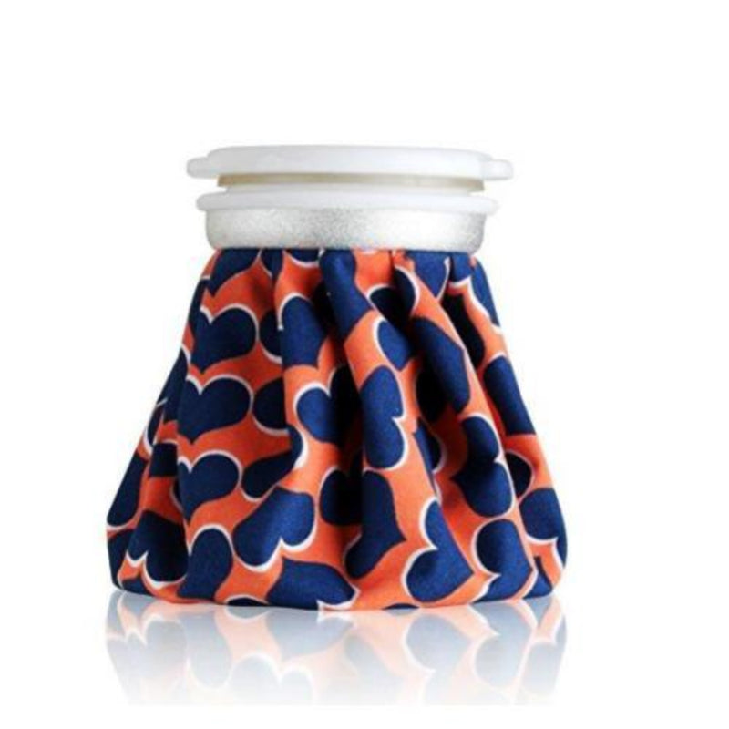 Spa Sister Reusable Hot and Cold Bag, Blue Hearts