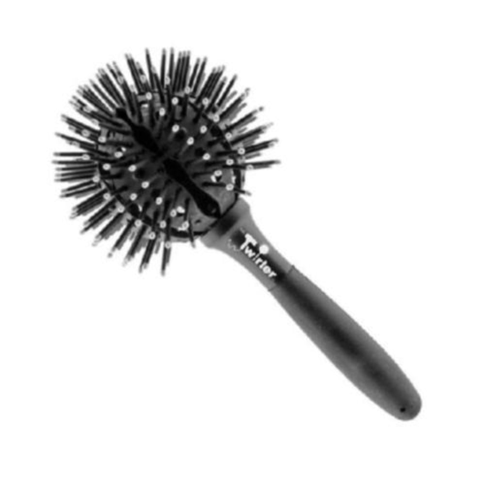 Marilyn Brush New Yorker Midtown Flat Brush - Natural Boar Bristles For Hair Styling