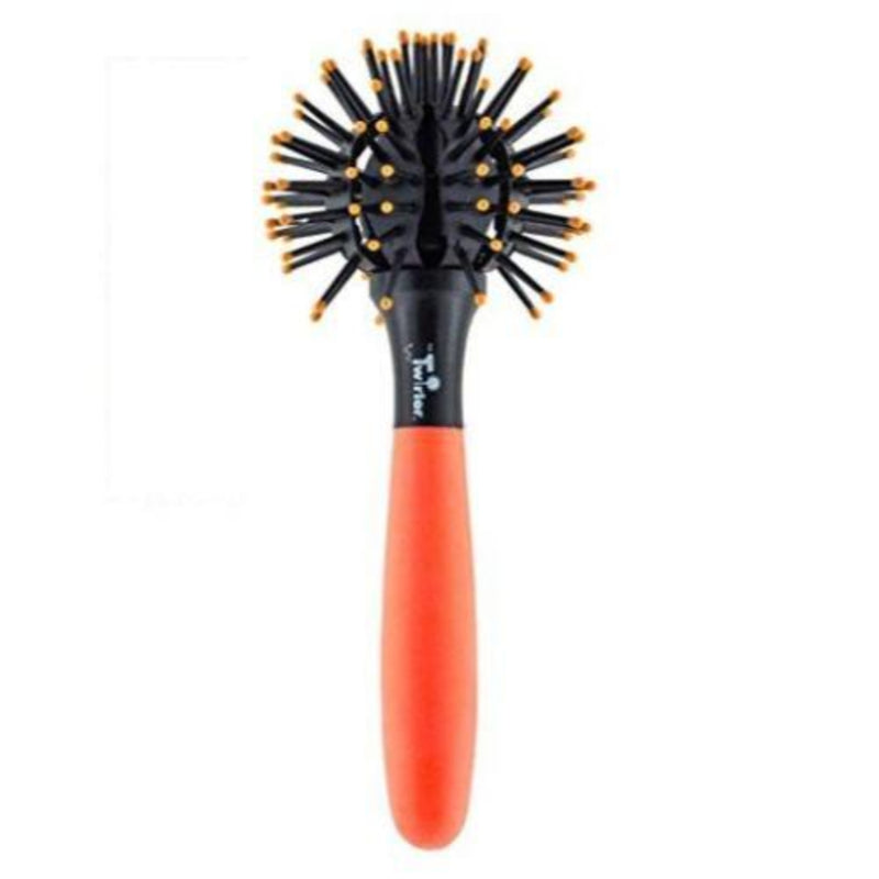 The Twirler Ball Brush - Neon Orange