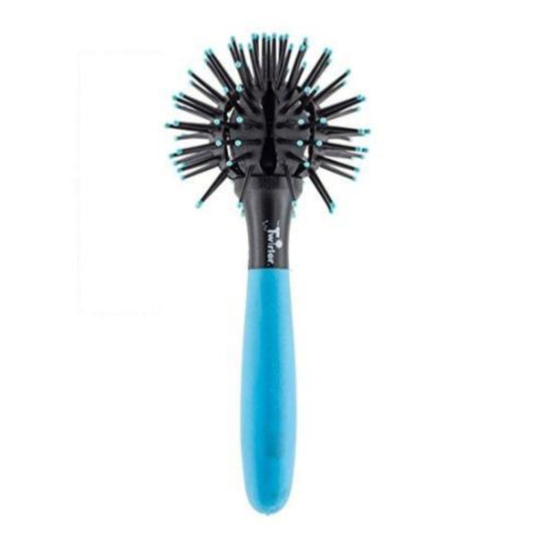 The Twirler Ball Brush - Small Neon Blue