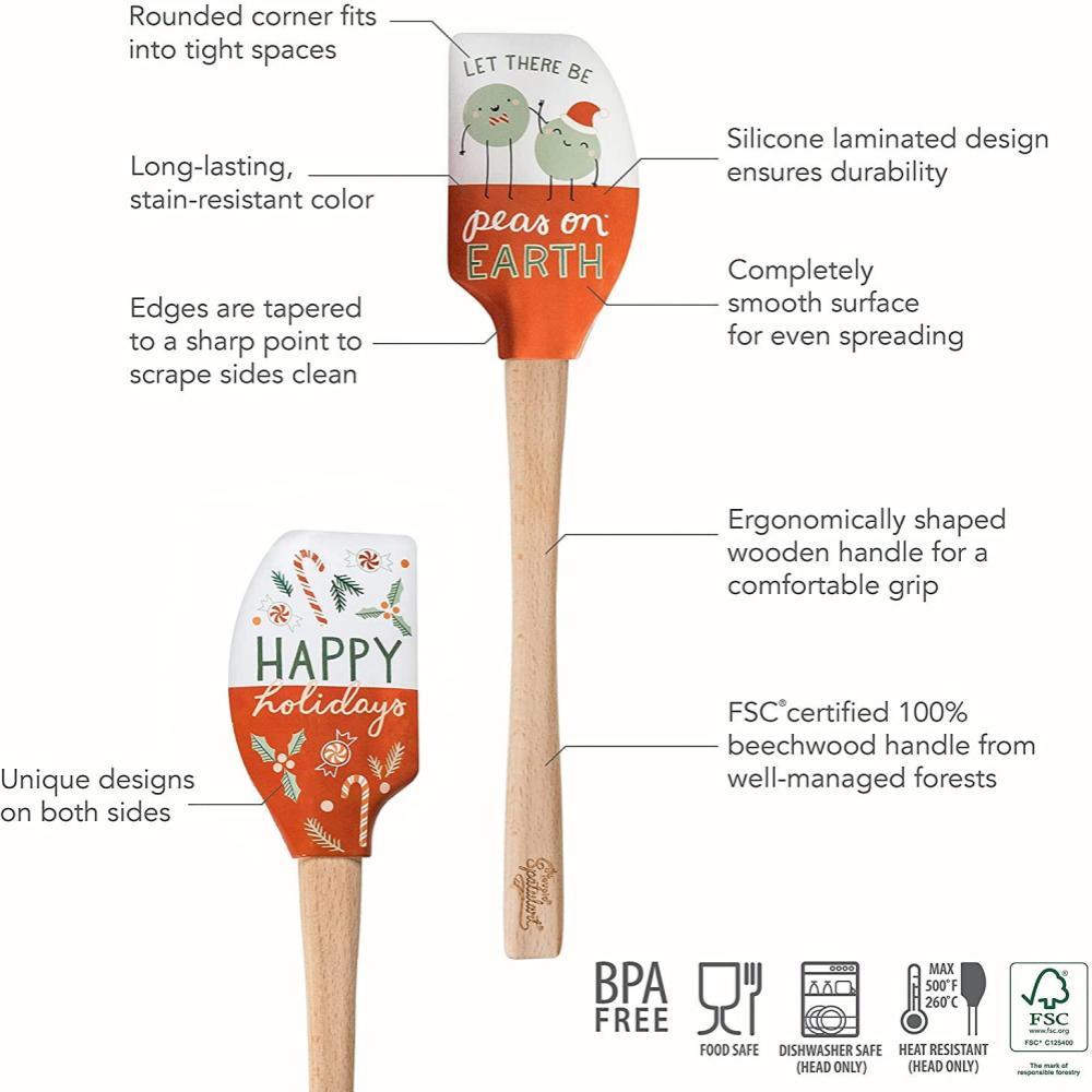 Tovolo Spatulart Let There Be Peas Spatula