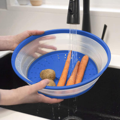 Tovolo Large Collapsible Microwave Lid - Status Blue