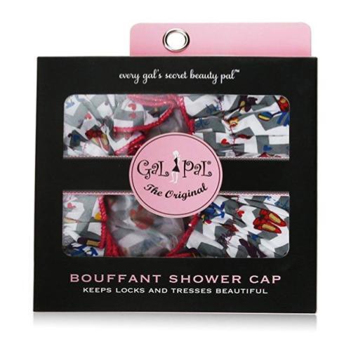 Spa Sister Bouffant Shower Cap, Shoe Fashionista