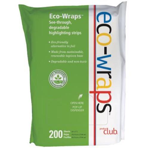 Eco-Wraps See-through Degradable Highlighting Strips - 200 Sheets