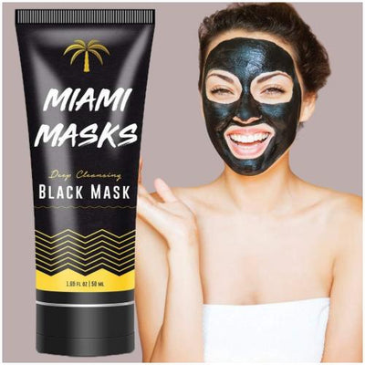 NEW! Miami Masks - Peel Off Facial Black Mask 2oz