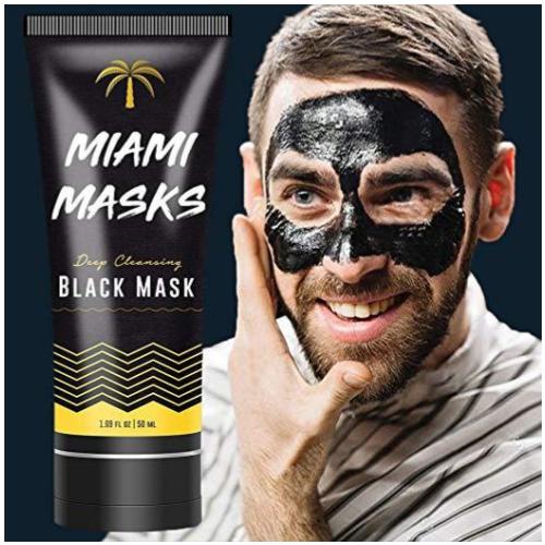 NEW! Miami Masks - Peel Off Facial Black Mask 2oz