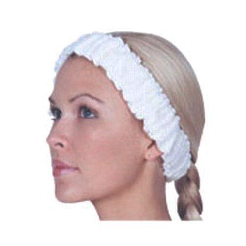 Scalpmaster Elasticized Spa Headband / White