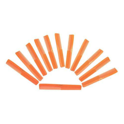 Cleopatra Neon Orange Styling Combs #400- 1 Dozen