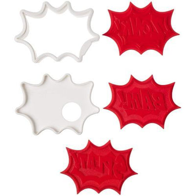 Tovolo Comic Burst Cookie Cutters