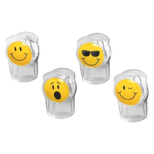Spectrum Smiley Face Magnetic Clips