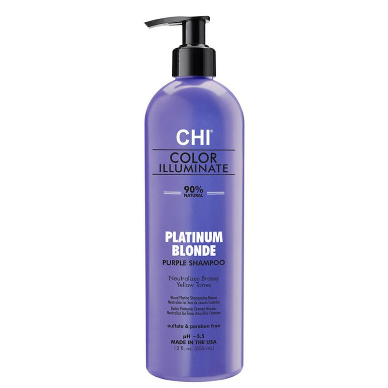 CHI Color Illuminate Platinum Blonde Purple Shampoo